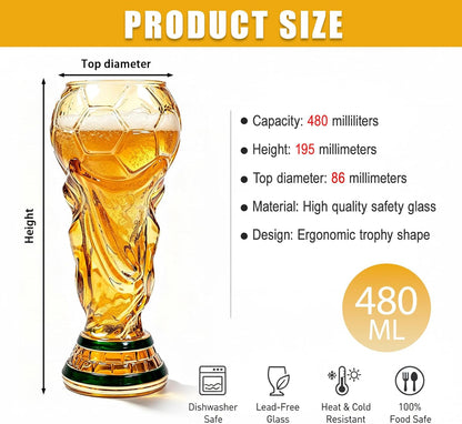 Vaso de Cerveza Balón de Oro